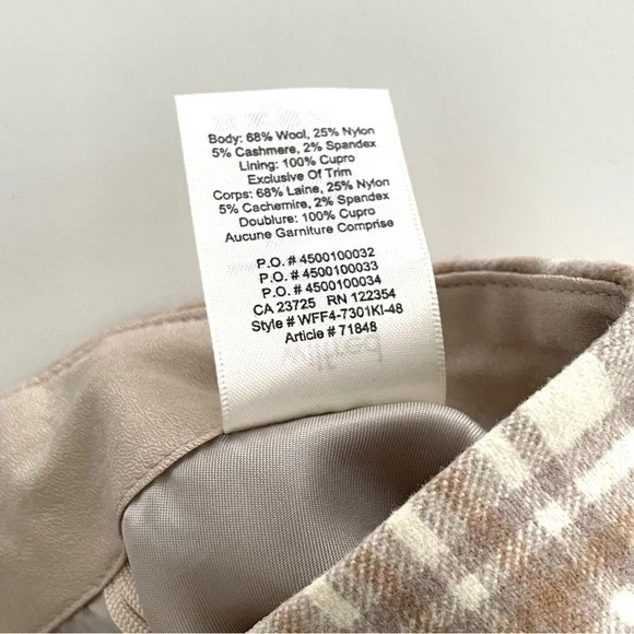 Aritzia Wilfred Wrap-Front Plaid Skirt - Picture 7 of 9